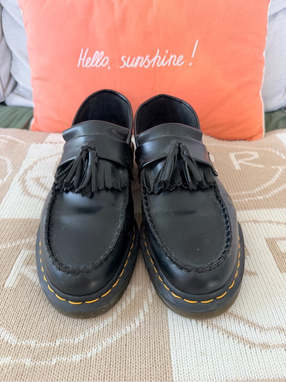 Dr. Martens Black Tassel Loafers